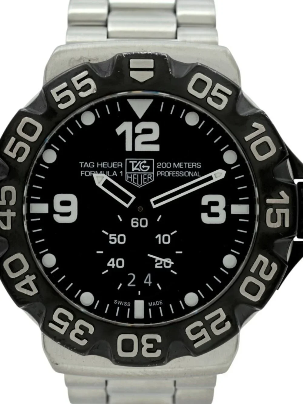 Tag Heuer 44mm Men's Formula 1 Black Dial Swiss Quartz Dive Watch! Ref: WAH1010!